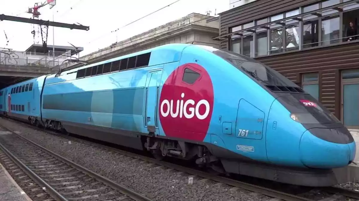 Imatge d'arxiu d'un tren OUIGO