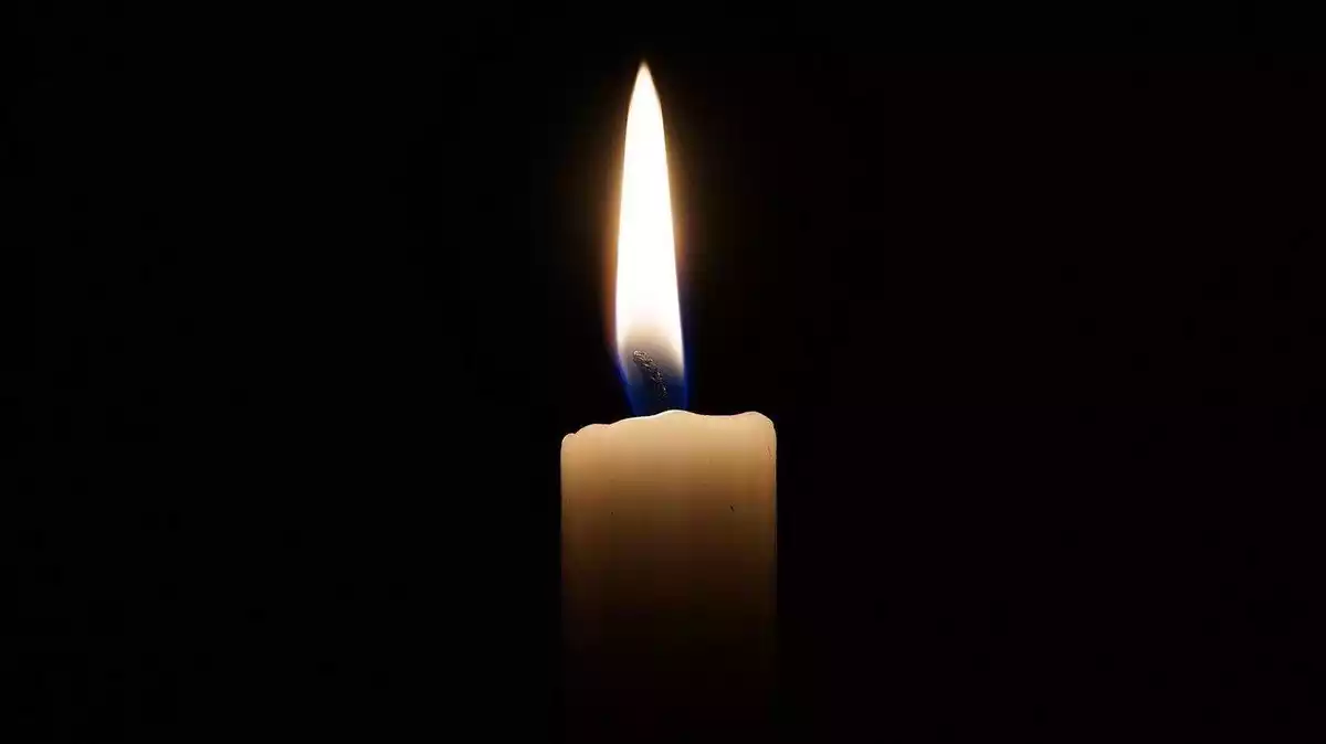 Imatge d'arxiu d'una espelma