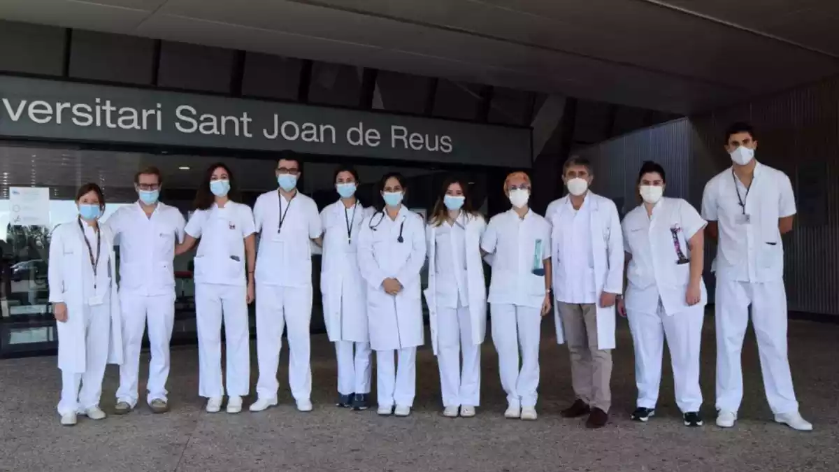 Pla obert dels científics que estan duent a terme l'estudi de la URV a l'hospital de Reus
