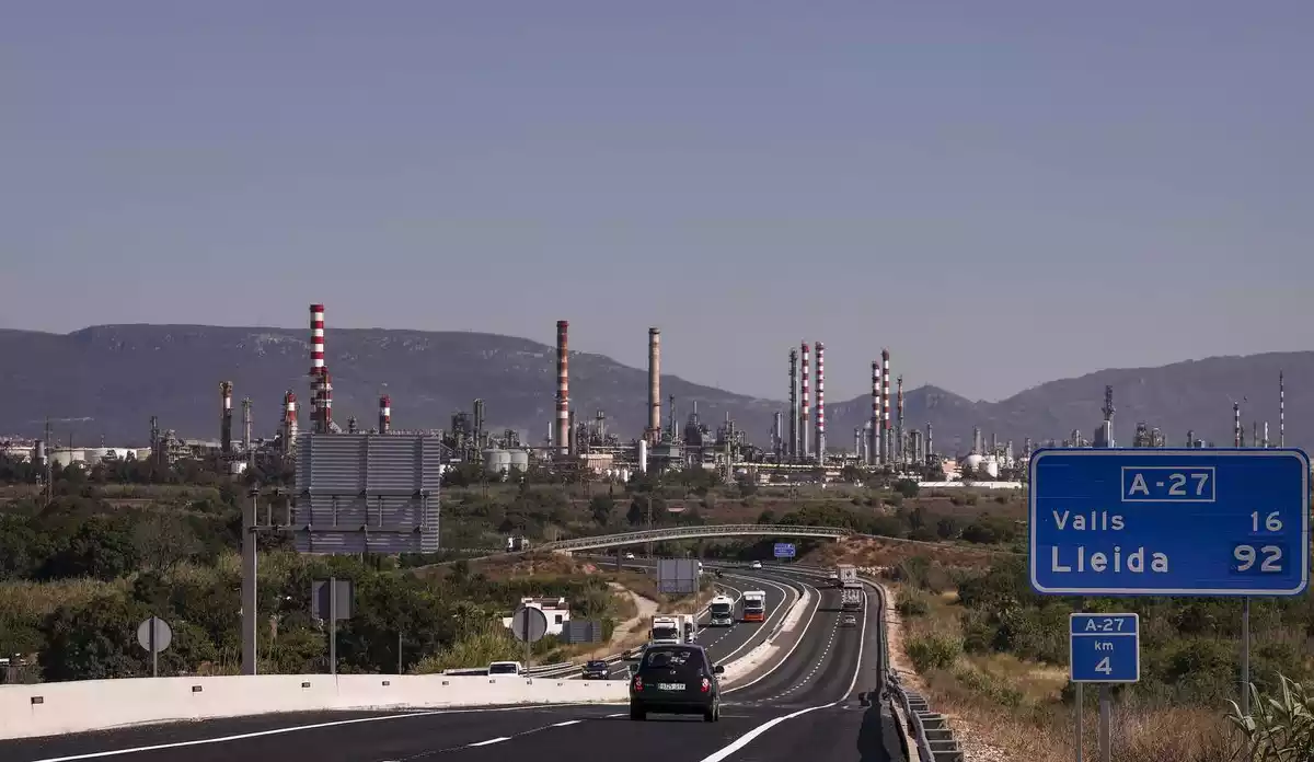 Imatge del polígon petroquímic sud a Tarragona