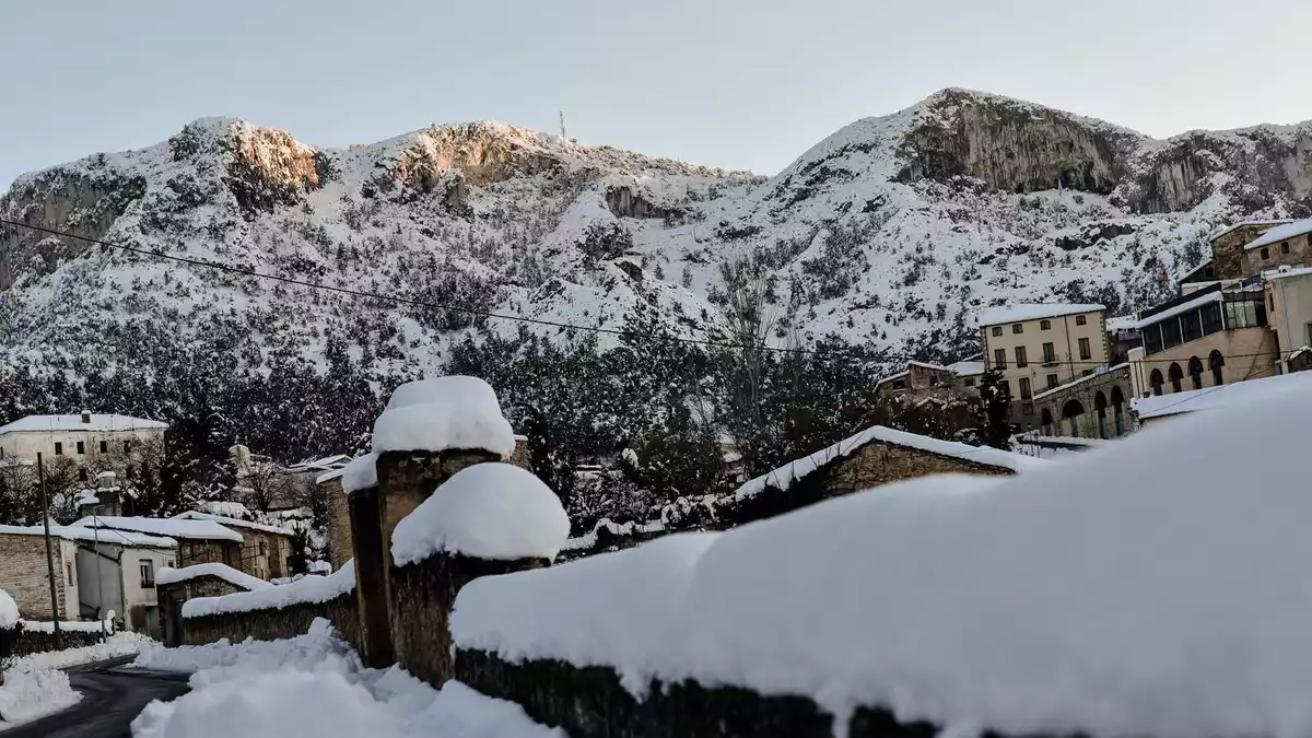 L'Ebre i el Priorat, de postal: la nevada deixa imatges precioses