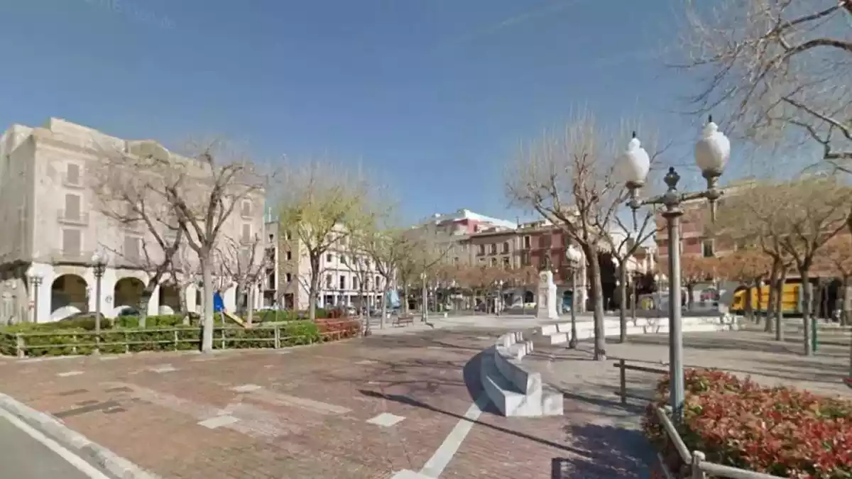 Pla obert de la plaça dels Carros, a la Part Baixa de Tarragona