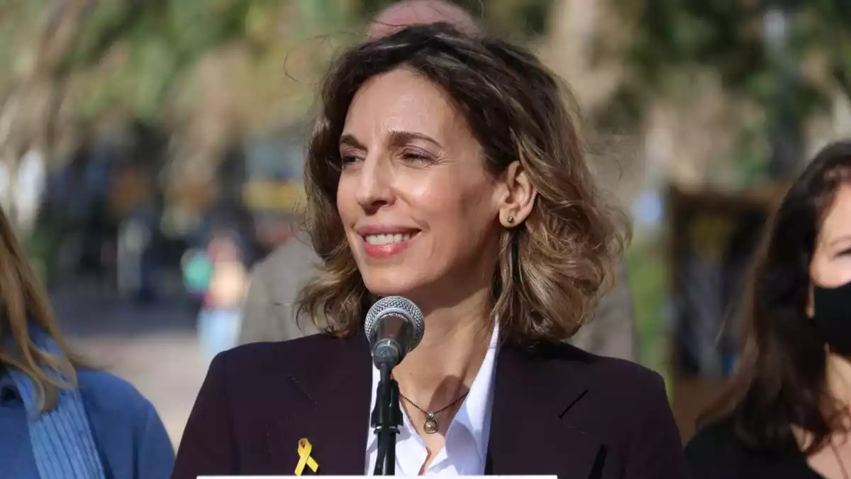 La candidata del PDeCAT a la presidència de la Generalitat, Àngels Chacón.