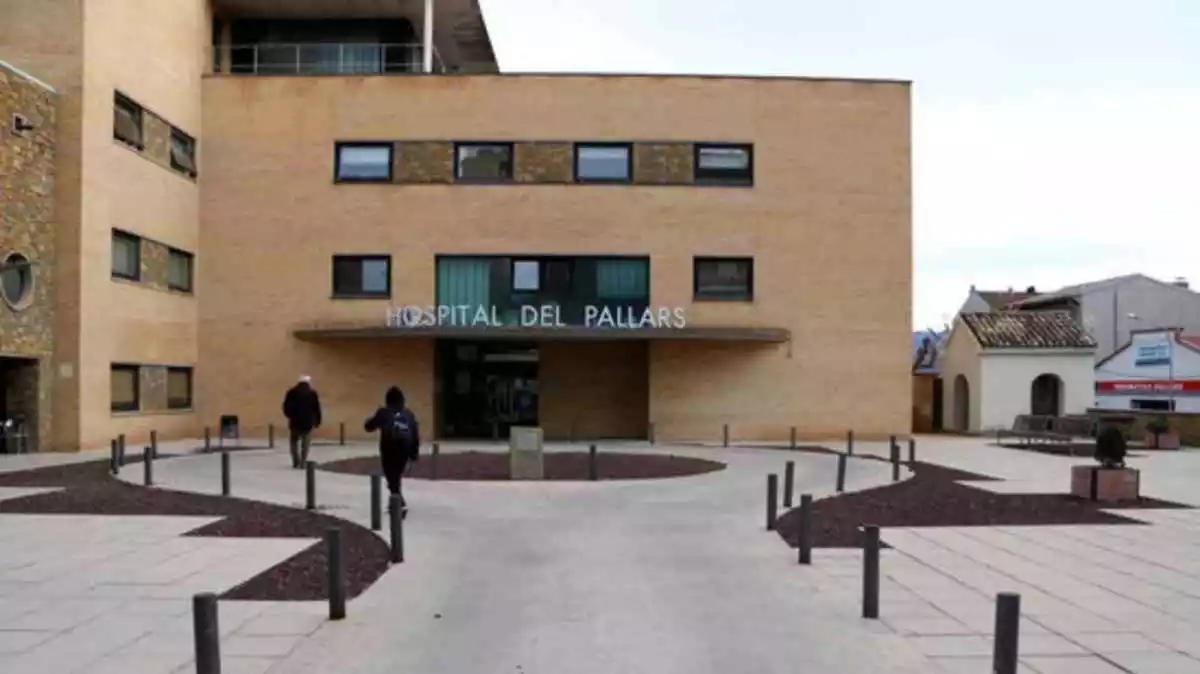 Pla general de l'entrada de l'Hospital Comarcal del Pallars