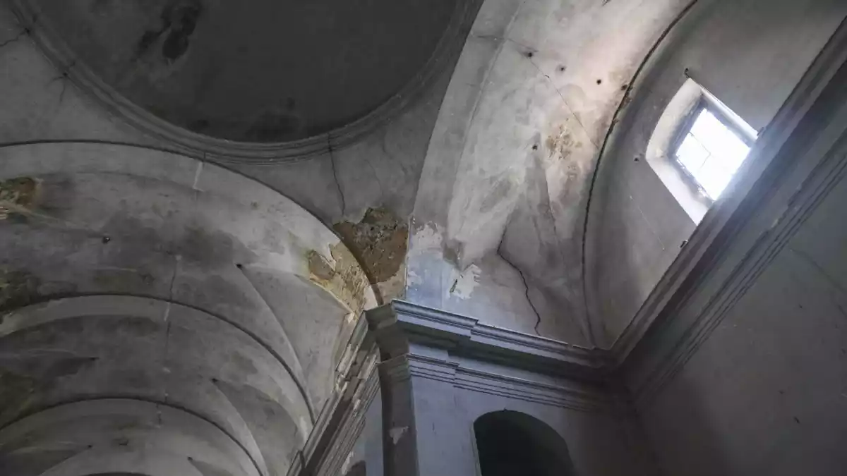 Visita a les obres de rehabilitació de l'antiga església de Sant Francesc