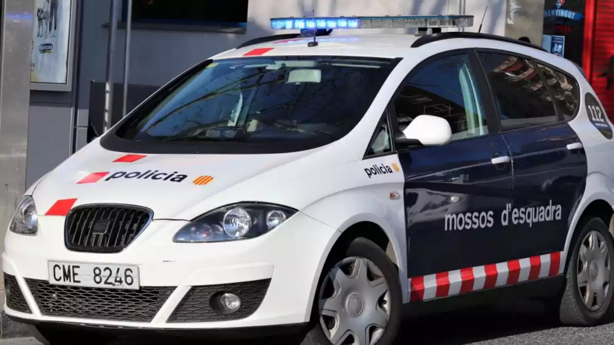 Un cotxe patrulla dels Mossos d'Esquadra.