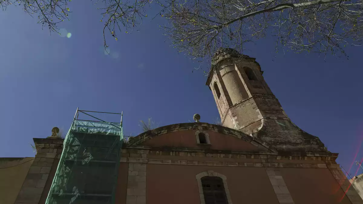 Visita a les obres de rehabilitació de l'antiga església de Sant Francesc
