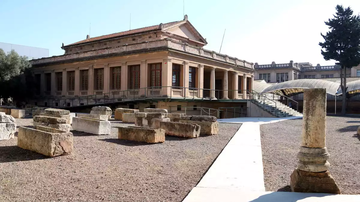 Pla general del conjunt monumental del Museu i Necròpolis Paleocristians de Tarragona