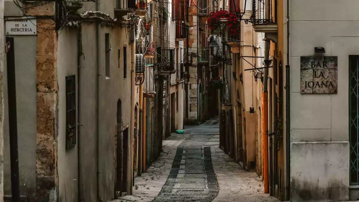 Pla obert dels carrers de la Part Alta de Tarragona