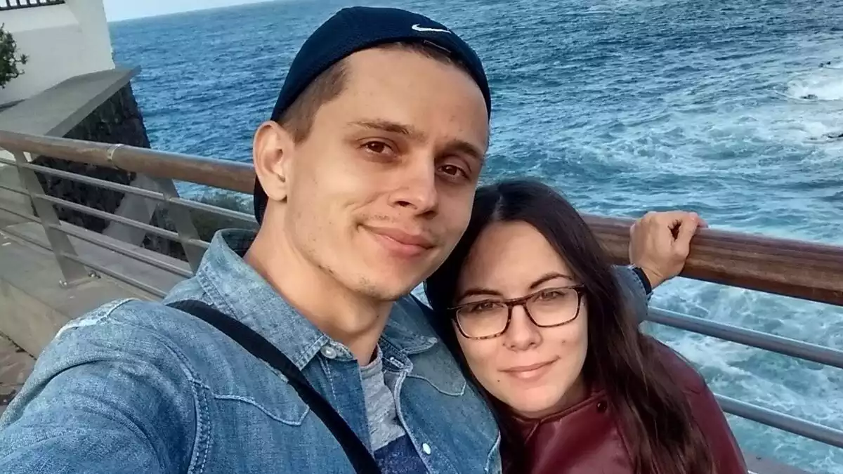 Jaime y Sara, a quien presuntamente asesinó en Tenerife