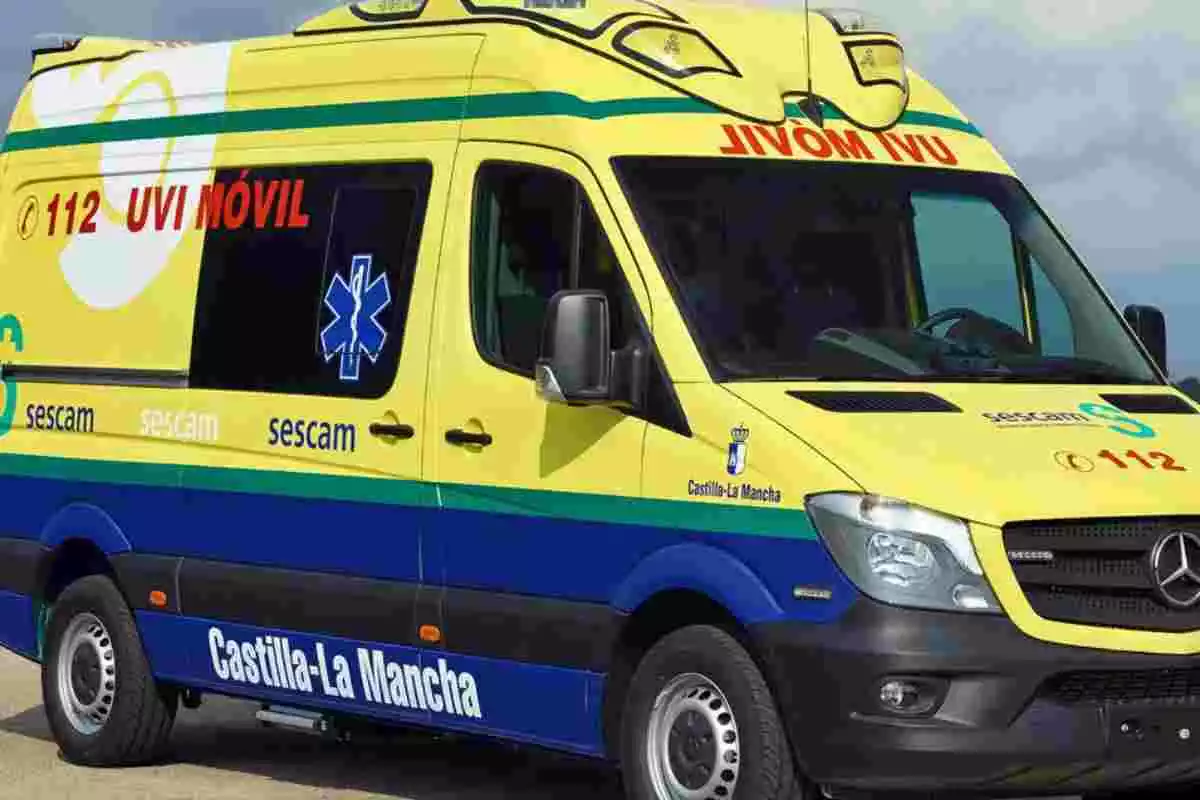 Imagen de la ambulancia de Castilla-La Mancha