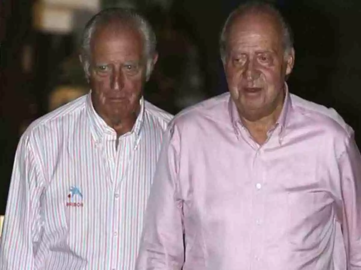 Juan Carlos I y su amigo Josep Cusí en una imagen de archivo.