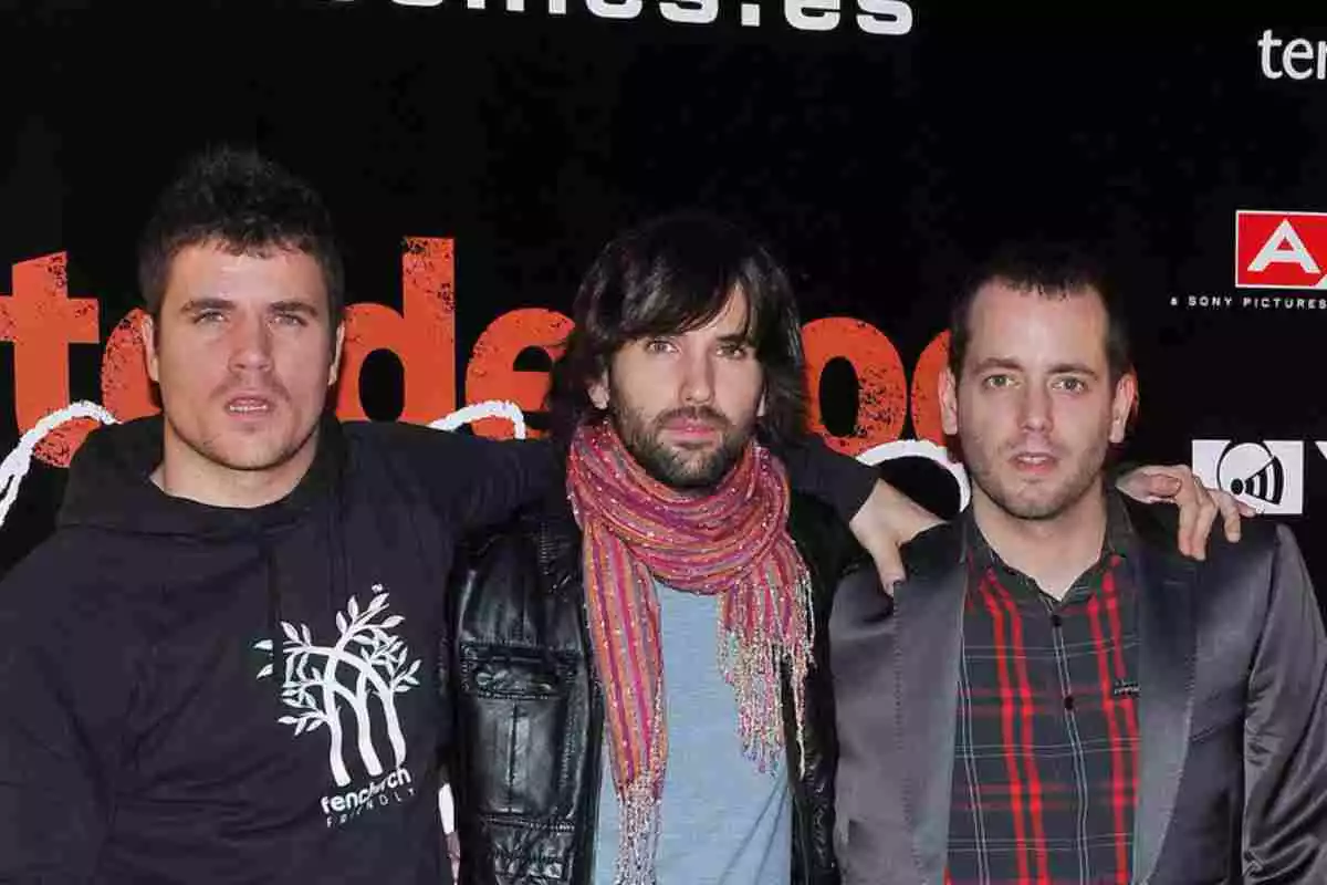 'El canto del loco' en un photocall