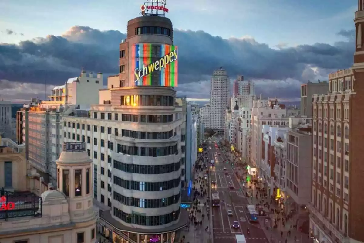 Calle Gran Vía de Madrid