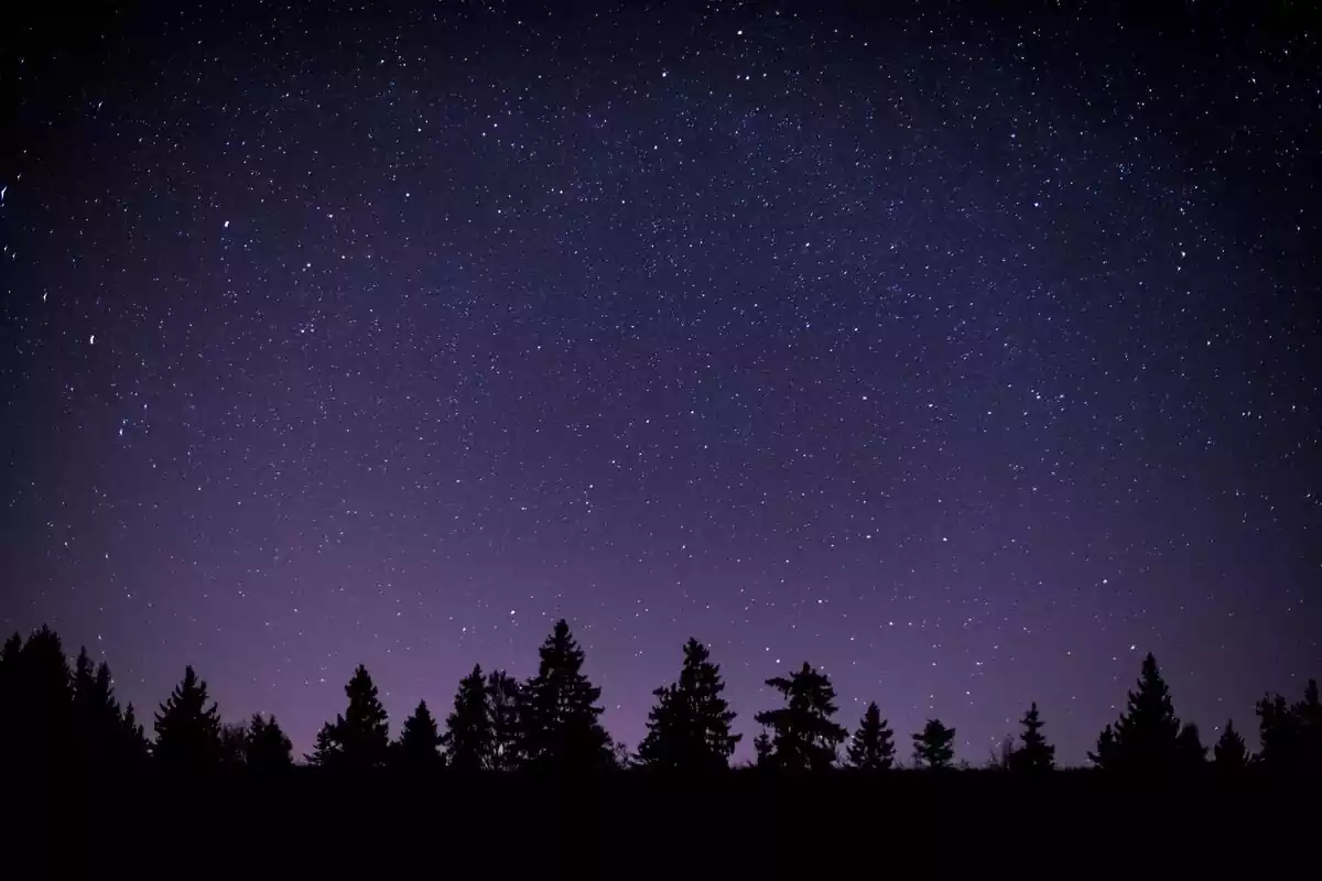 Cielo con estrellas