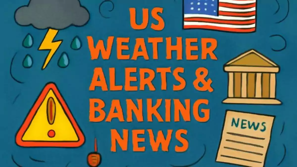 Get the latest updates on extreme weather conditions across the United States alongside crucial news from the US banking sector. Stay informed about weather warnings, forecasts, bank policies, financial alerts, and market changes affecting consumers and businesses nationwide.