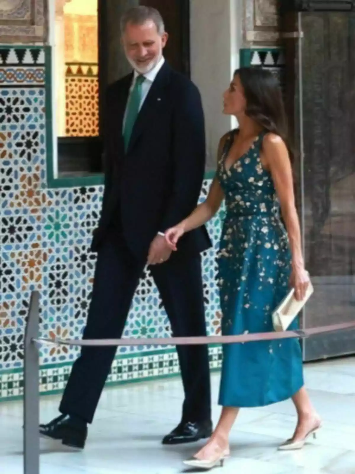 Ses Majestats els Reis, Felip i Letícia, al Reial Alcàsser per assistir al sopar de gala que ofereixen amb motiu de la Ses Majestats els Reis, Felip i Letícia, al Reial Alcàsser per assistir al sopar de gala que ofereixen amb motiu de la