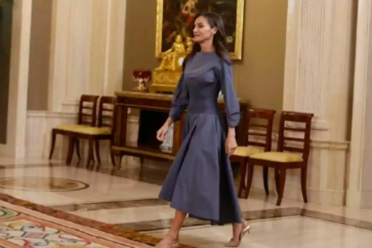 Queen Letizia receives a delegation from the Proyecto Hombre Association in audience at the Zarzuela Palace on July 2, 2025, in Madrid. Queen Letizia receives a delegation from the Proyecto Hombre Association in audience at the Zarzuela Palace on July 2, 2025, in Madrid.