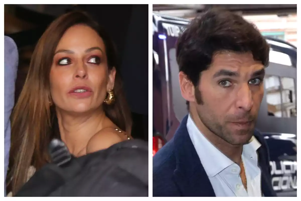 Dues persones, que són Eva González i Cayetano Rivera, mirant en direccions diferents en una imatge dividida en dues parts. Dues persones, que són Eva González i Cayetano Rivera, mirant en direccions diferents en una imatge dividida en dues parts.