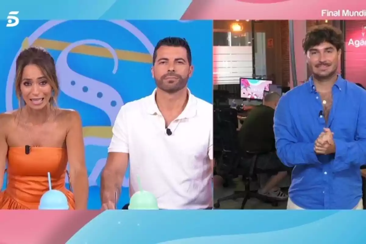 María Verdoy y Antonio Santana hablan con uno de sus reporteros de 'Socialité' María Verdoy y Antonio Santana hablan con uno de sus reporteros de 'Socialité'