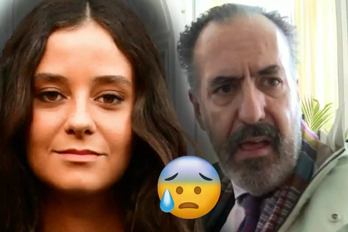 Victoria Federica y Jaime de Marichalar aparecen juntos con un emoji de cara preocupada y una lágrima al centro de la imagen. Victoria Federica y Jaime de Marichalar aparecen juntos con un emoji de cara preocupada y una lágrima al centro de la imagen.