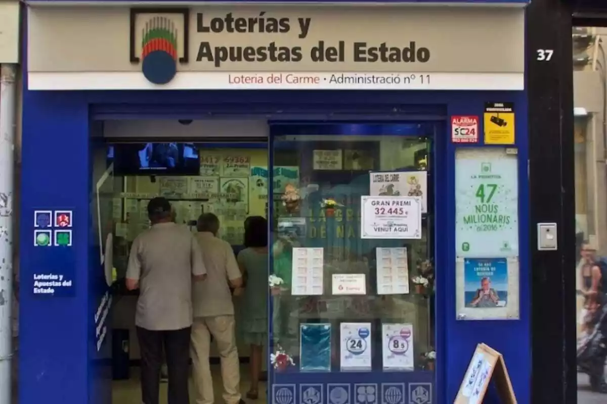 Imatge d'una administració de loteria