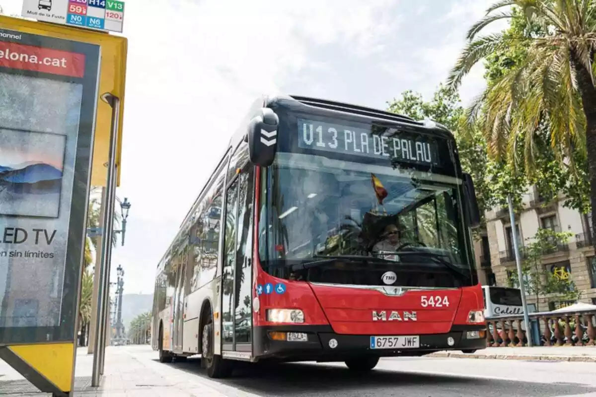 Imatge d'un autobus de Barcelona