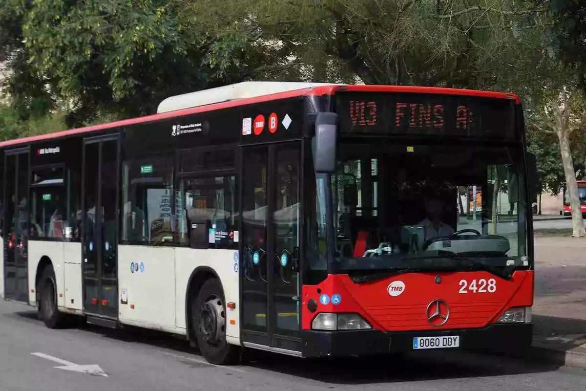 Imatge d´un autobús de Transports Metropolitans de Barcelona