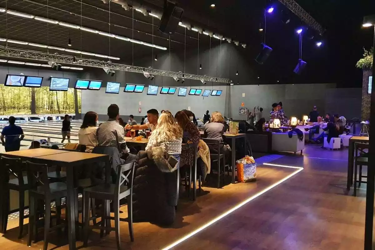 Plànol de la Bolera Bowling Sport, ubicada al centre comercial Equinoccio de Valladolid