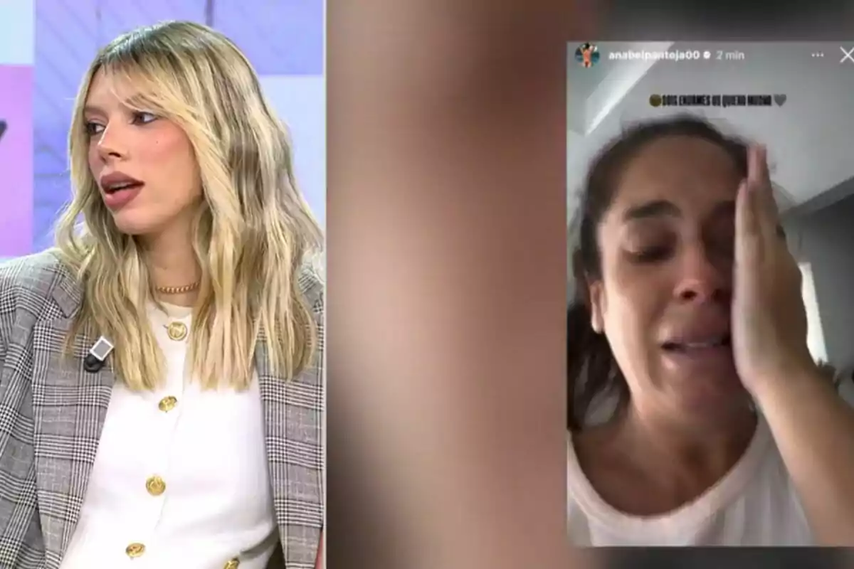 Captura d'Alejandra Rubio veient Anabel Pantoja a 'Vamos a veure'