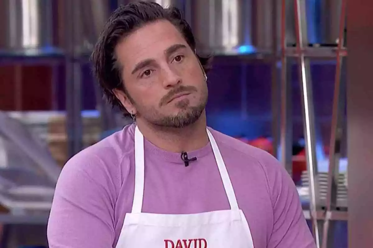 Captura de David Bustamante durant el seu pas per 'MasterChef' Captura de David Bustamante durant el seu pas per 'MasterChef'