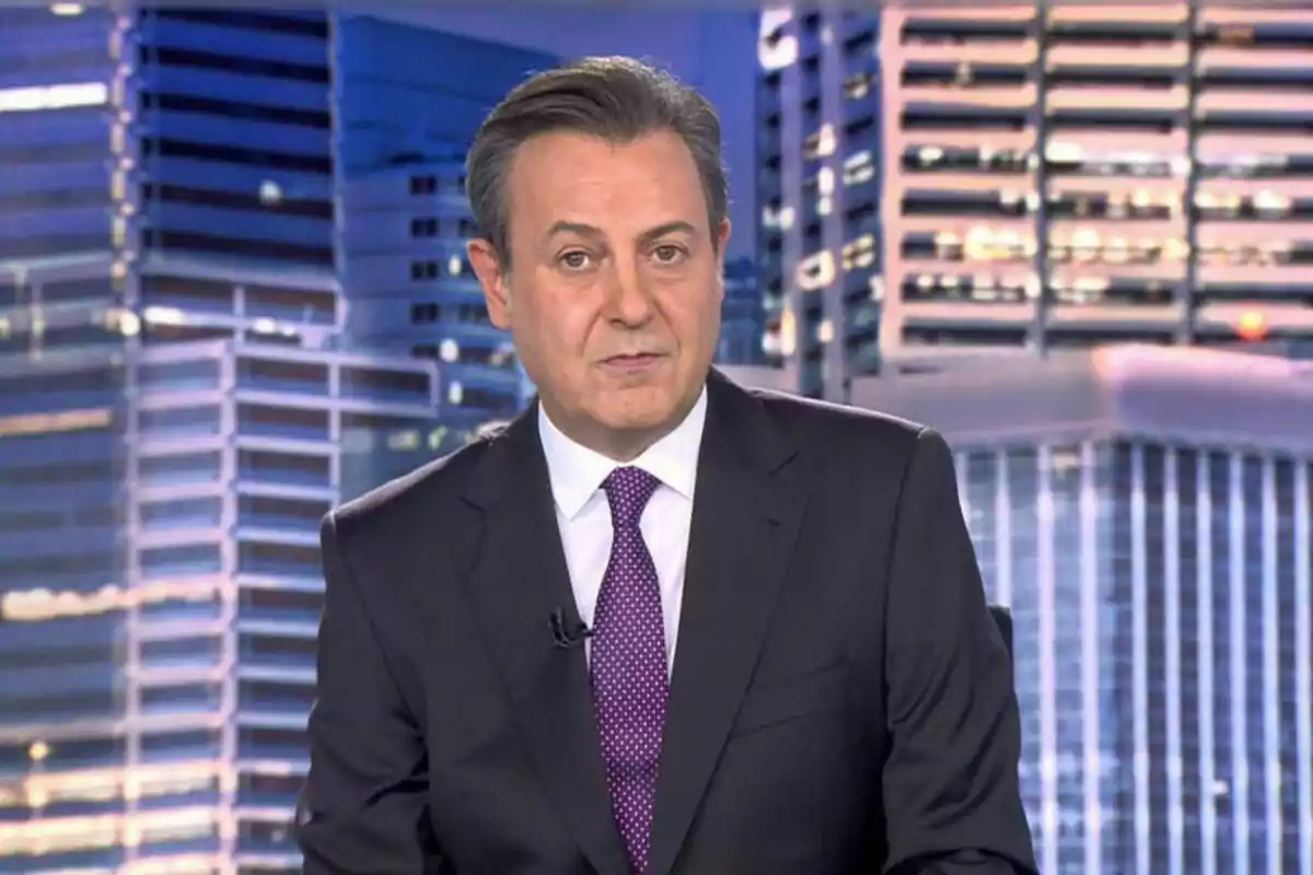 Captura de José Ribagorda a 'Informativos Telecinco'