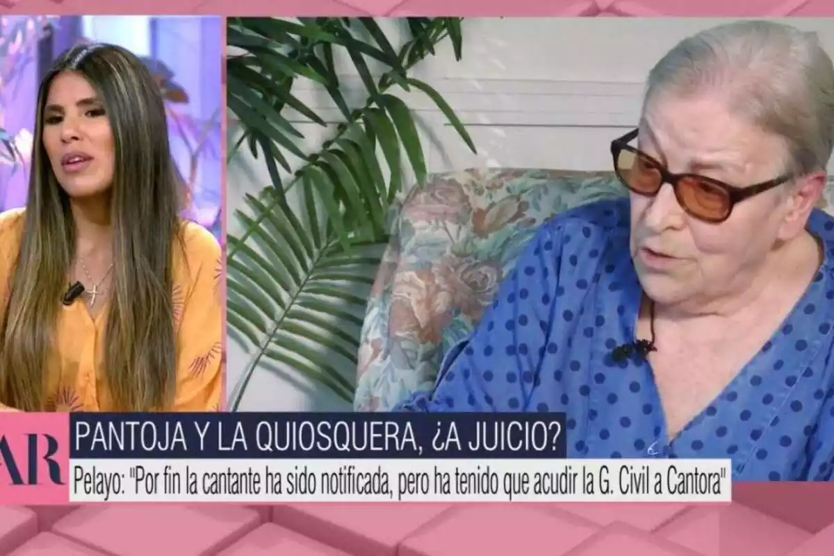 Captura de pantalla de 'El programa d'Ana Rosa' on Isa Pantoja va parlar sobre el judici que té la seva mare amb la quiosquera