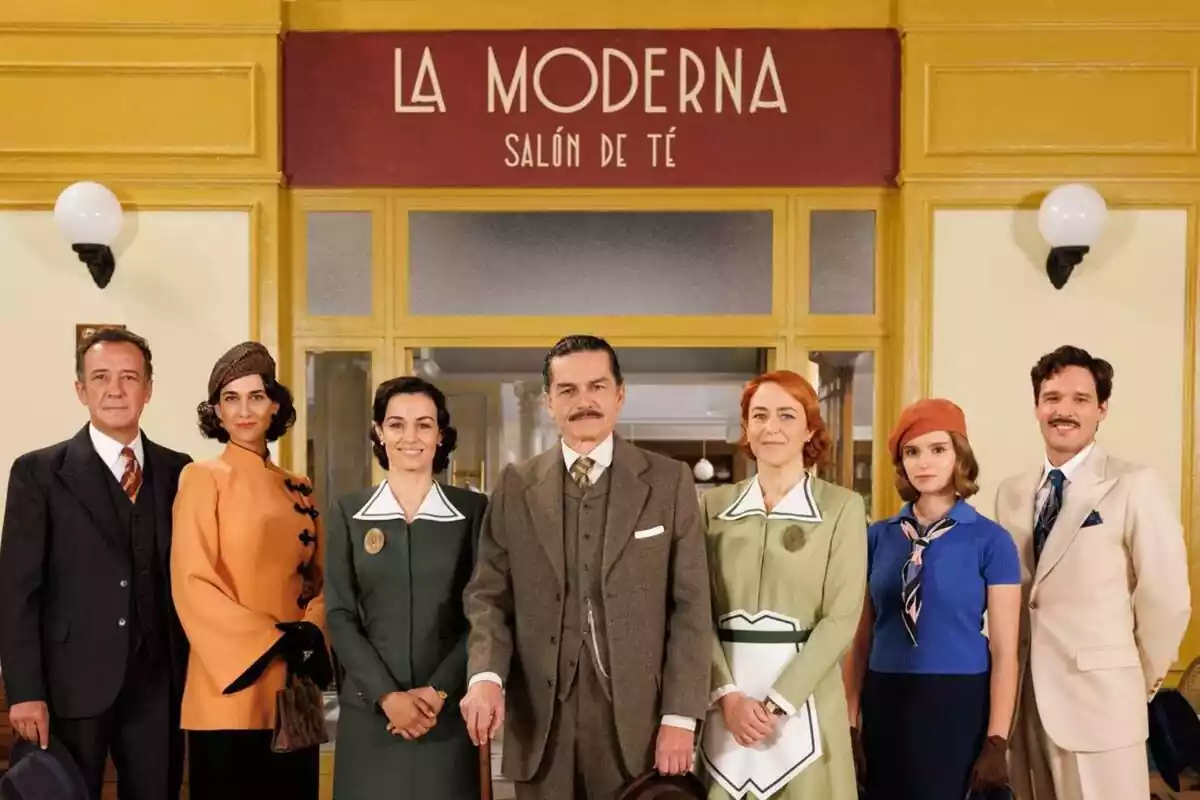 Cartell promocional de 'La Moderna' la nova sèrie de RTVE