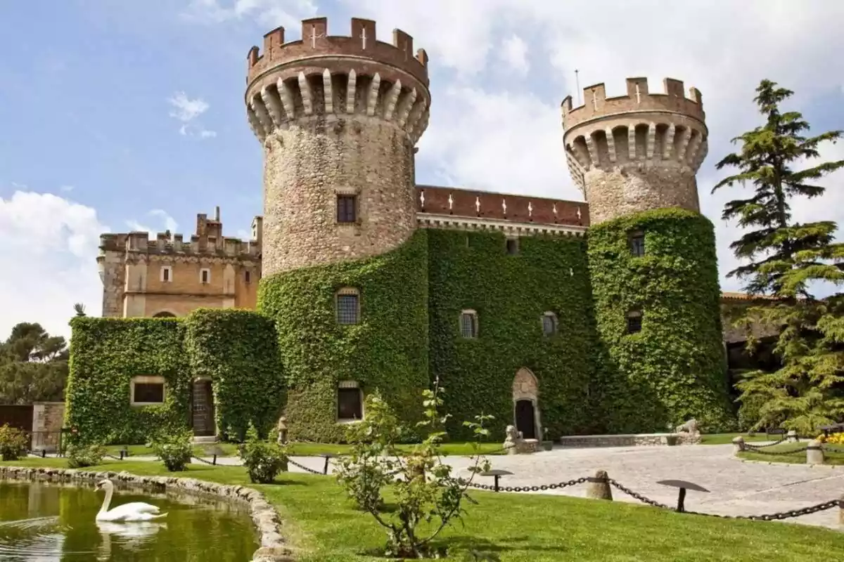 Imatge del castell de Peralada, on es troba el casino de Peralada