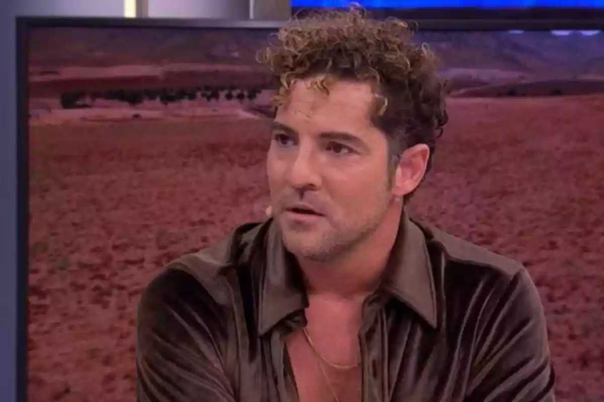 David Bisbal amb cara sera durant la seva entrevista a 'El Hormiguero' d'Antena 3