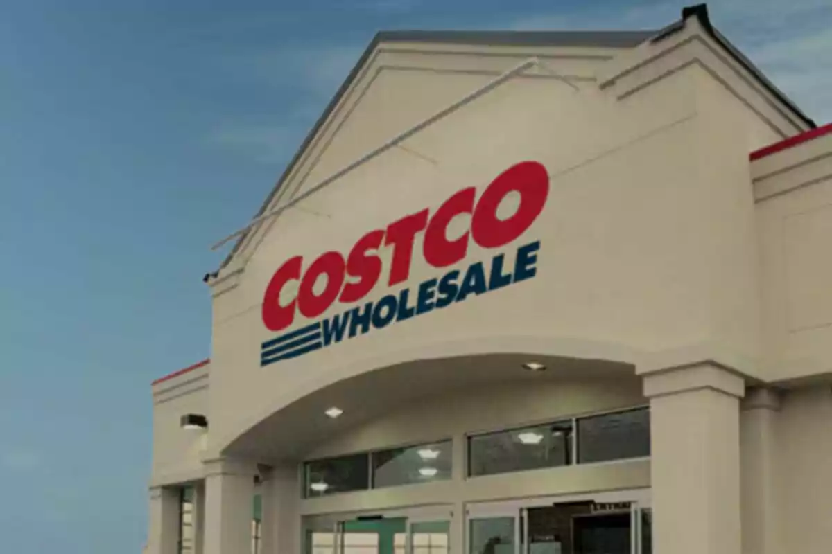 Facade of a Costco store with the logo visible at the top of the building. Facade of a Costco store with the logo visible at the top of the building.