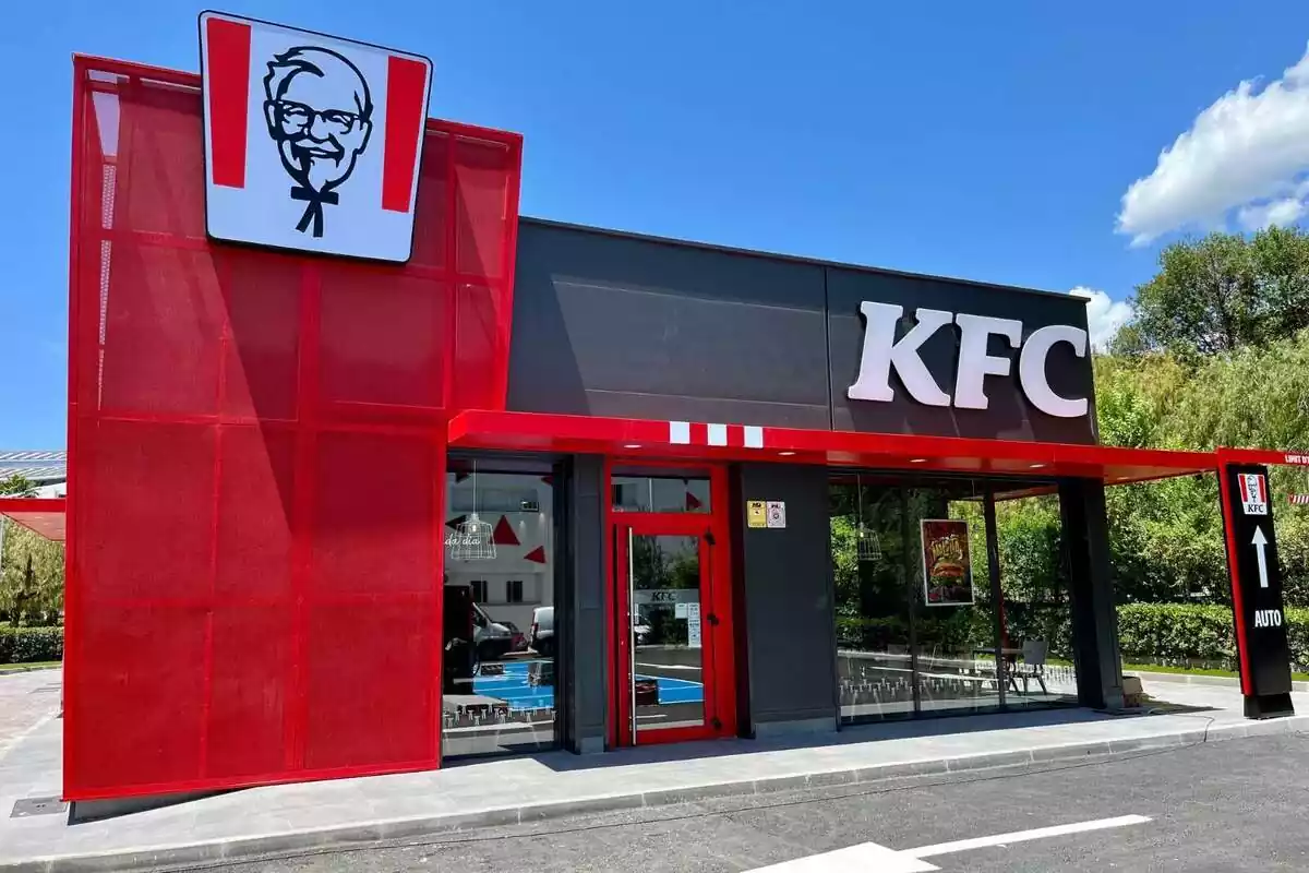 Façana d'un restaurant KFC