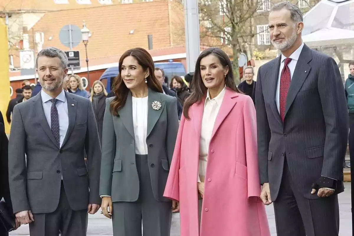 Kings Felipe and Letizia have visited the Danish Architecture Center with Princes Frederick and Mary of Denmark Kings Felipe and Letizia have visited the Danish Architecture Center with Princes Frederick and Mary of Denmark