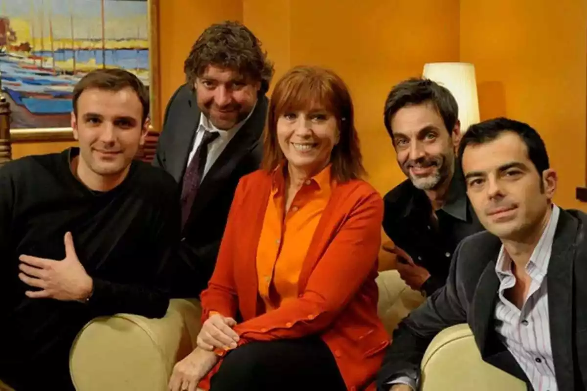 Imatge d'alguns dels actors de 'La Riera' de TV3 en una imatge promocional.