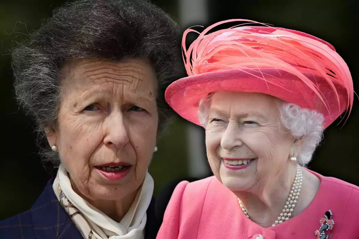 Dos mujeres mayores, una con un sombrero rosa y la otra con un pañuelo blanco, posan juntas al aire libre.