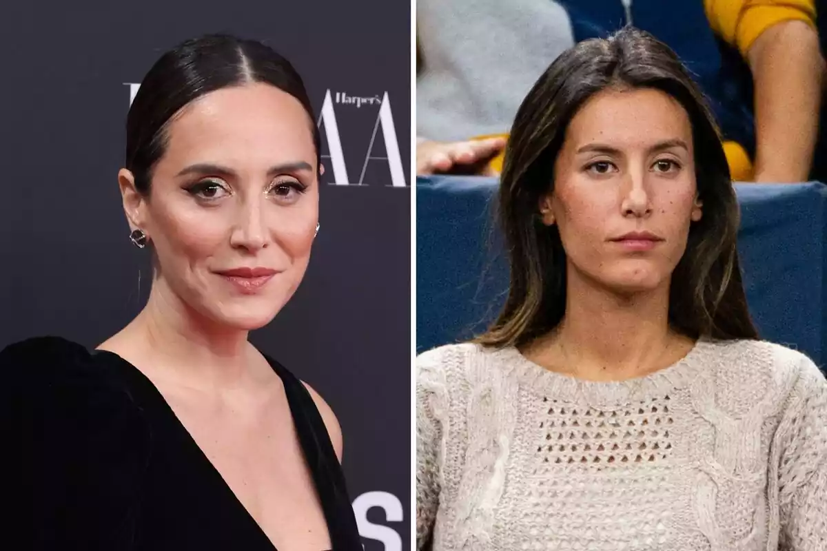 Fotomuntatge de Tamara Falcó i Ana Boyer Fotomuntatge de Tamara Falcó i Ana Boyer