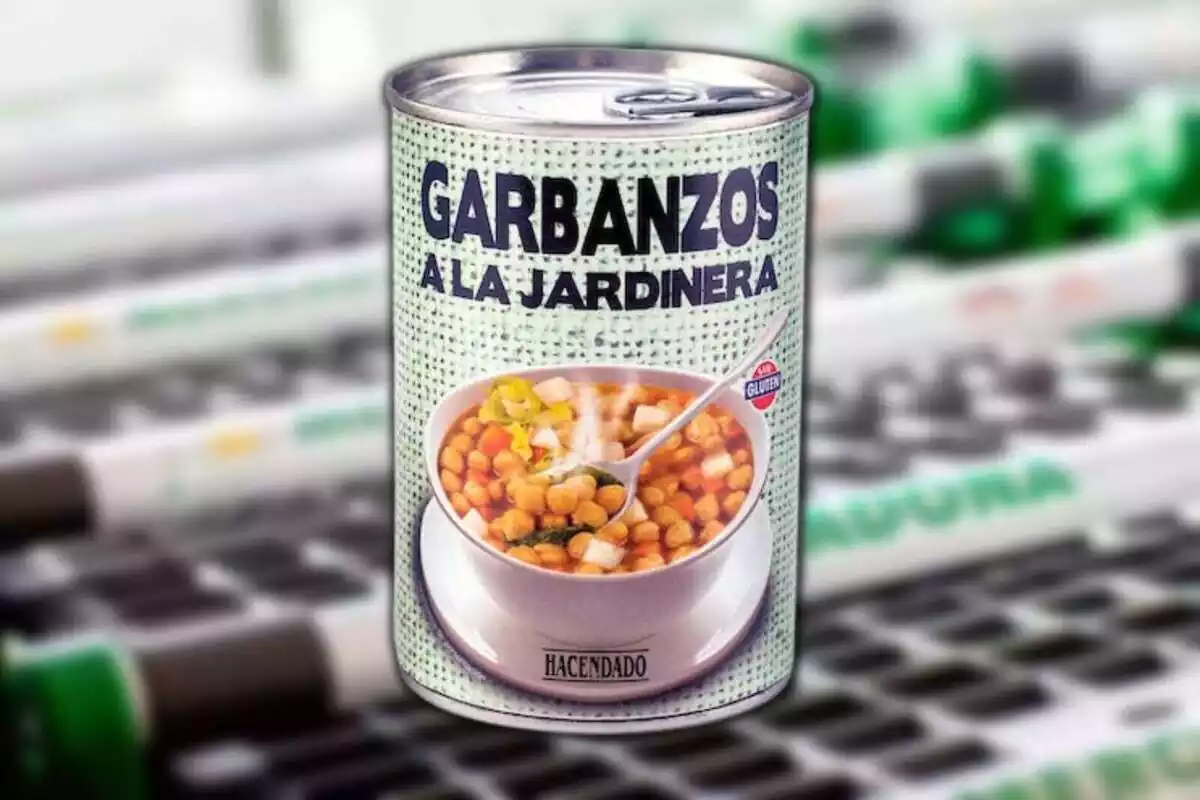 Cigrons a la jardinera de la marca Hacendado de Mercadona Cigrons a la jardinera de la marca Hacendado de Mercadona
