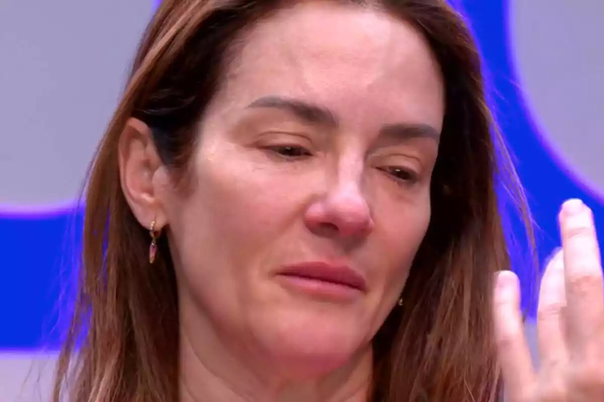 Captura de 'GH Duo' amb Elena Rodríguez plorant el 16 de gener de 2024