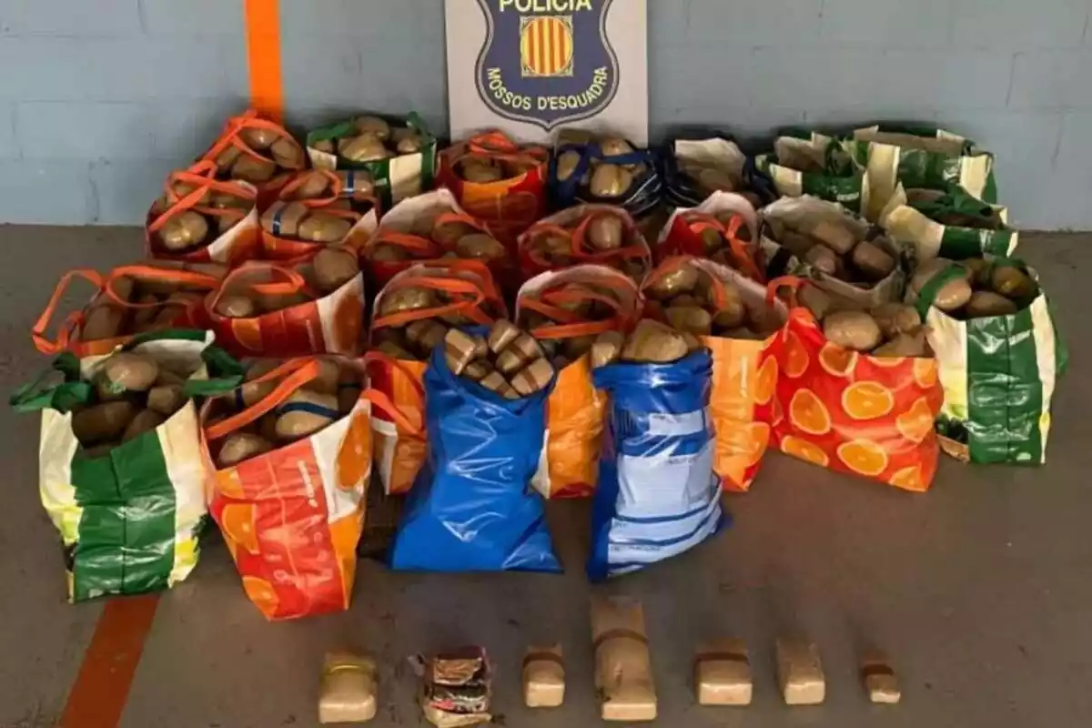 Haixix trobat pels Mossos a Rubí