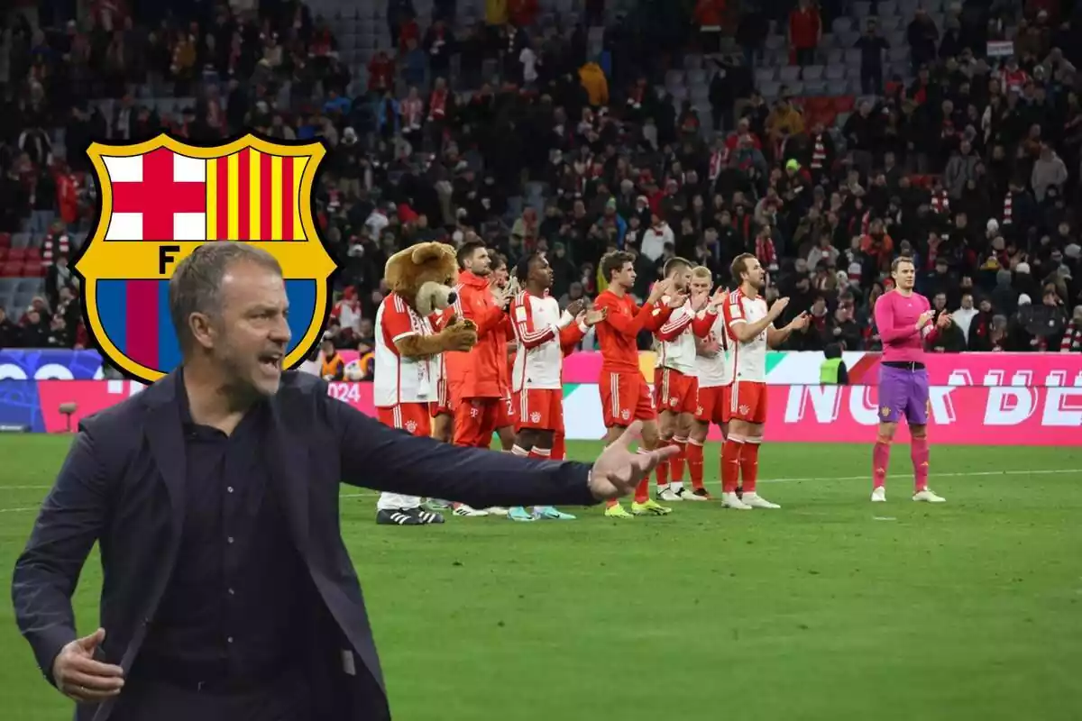 Jugadors del Bayern celebrant una victòria Jugadors del Bayern celebrant una victòria