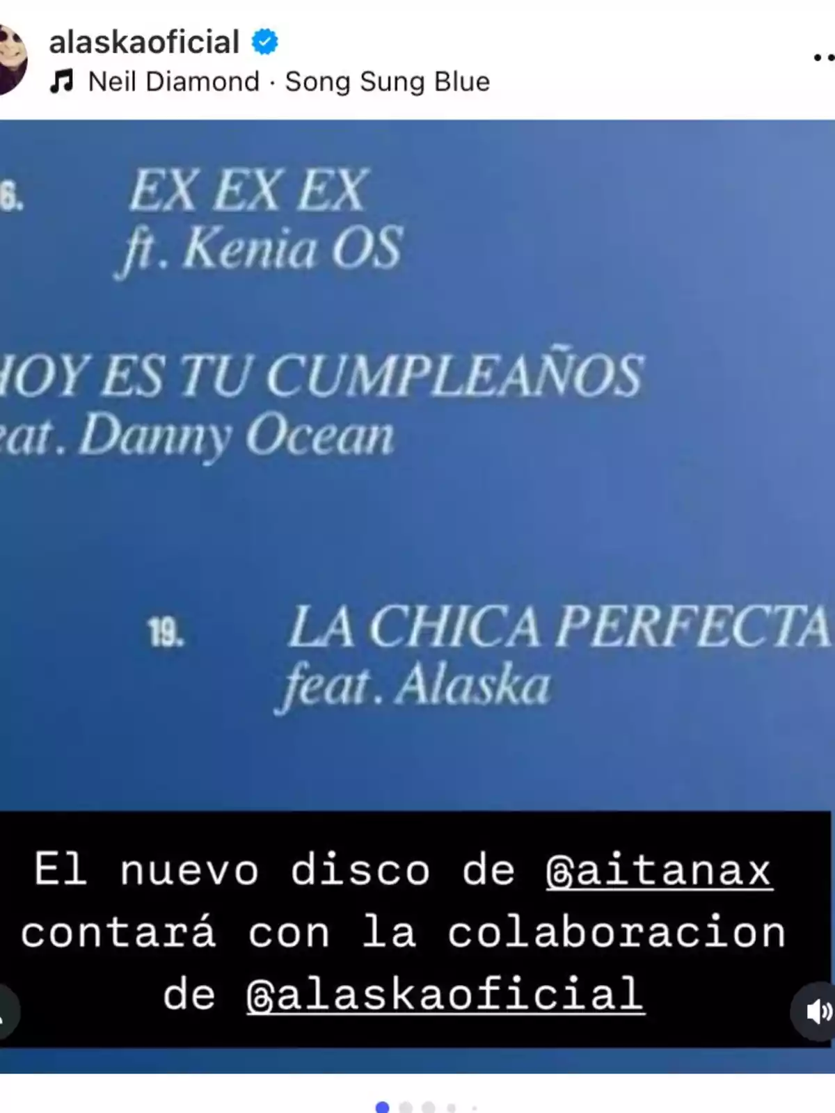El nou disc d'Aitana comptarà amb col·laboracions de Kenia OS, Danny Ocean i Alaska. El nou disc d'Aitana comptarà amb col·laboracions de Kenia OS, Danny Ocean i Alaska.