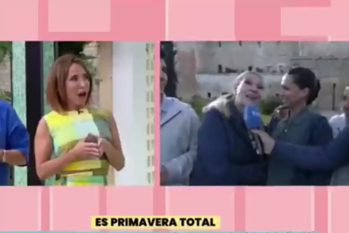 Persones participant en un programa de televisió amb el text Persones participant en un programa de televisió amb el text