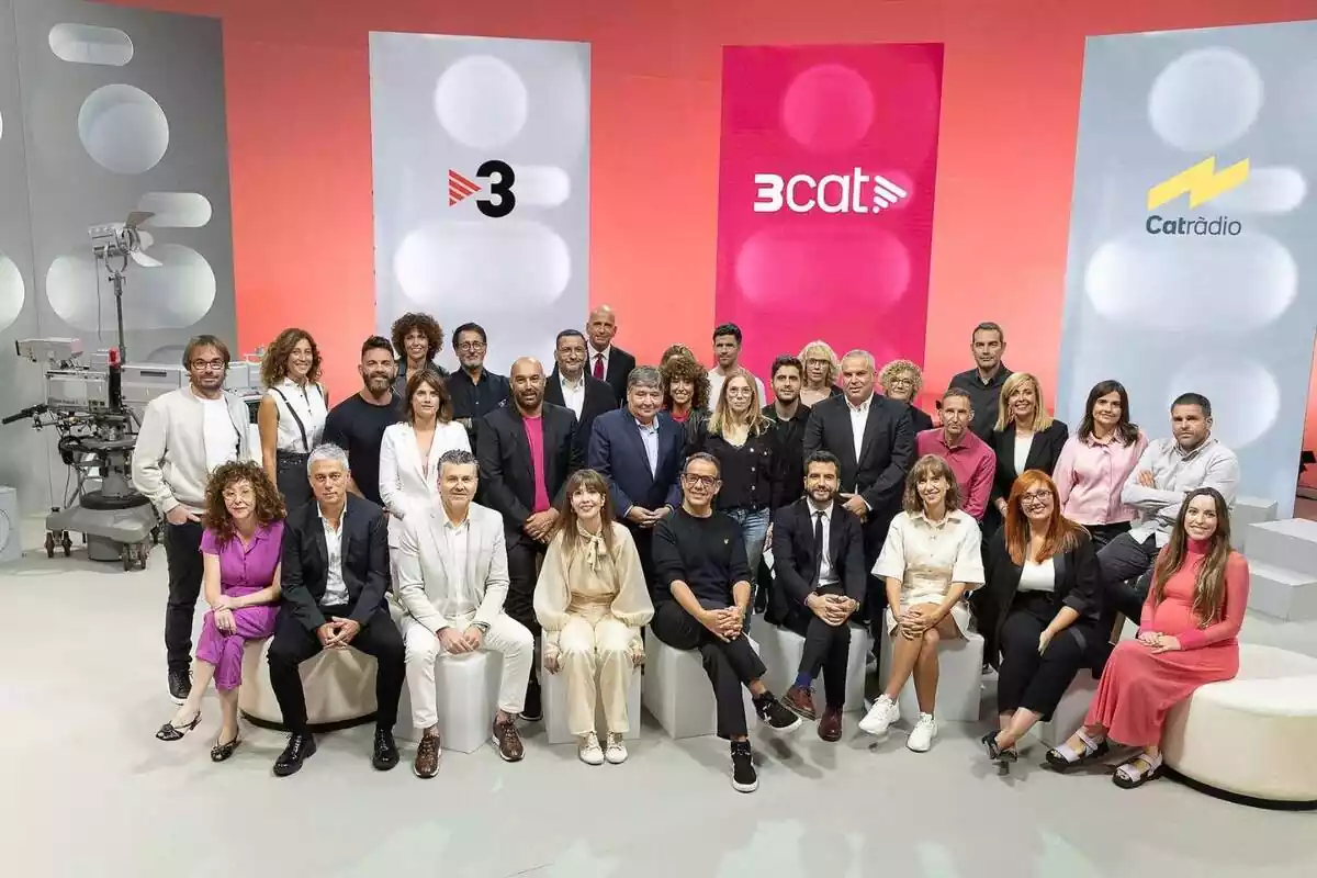 Imatge dels membres de la nova temporada de TV3, 2023-2024