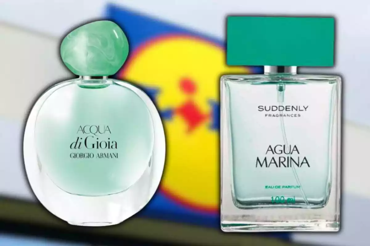 Perfum acqua di giogia d'Armani i Agua Marina de Lidl